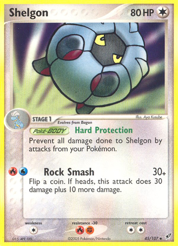 EX Deoxys Shelgon #45/107